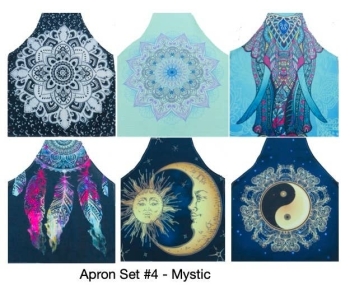 Gifts Amazing! - CLOSE OUT - Canvas Apron - Set 4 - Mystic