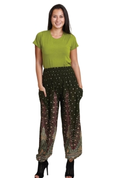 Kathmandu Imports - Harem Pants (TH-900): Teal, Free Size