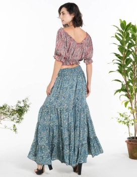 Kathmandu Imports - POLYSILK PALAZZO PANT(KT-1498): Assorted Color, One Size