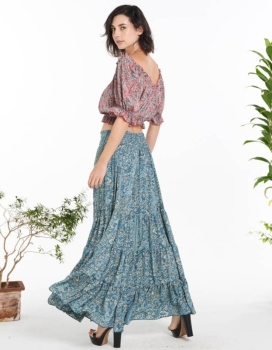 Kathmandu Imports - POLYSILK PALAZZO PANT(KT-1498): Assorted Color, One Size