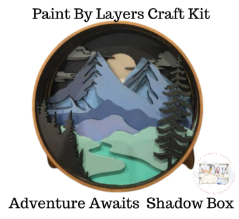 Adventure Awaits Shadow Box Kit