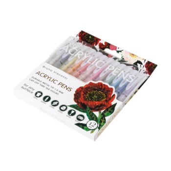BV by Bruno Visconti - Acrylic Pens 12 colors - Bloom