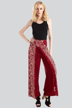 Kathmandu Imports - Split Front Pants (TH-1263PK): Free Size