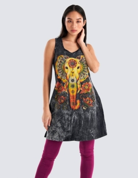 Kathmandu Imports - Stonewash tank top (TH-1502PK): Navy, 1S/2M/2L/1XL