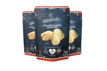 Nuts On The Run - Chili Lime Saffron Pistachios