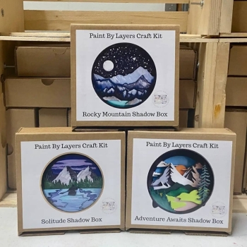 Our Little Makery (US) - The Rocky Mountains Shadow Box Kit