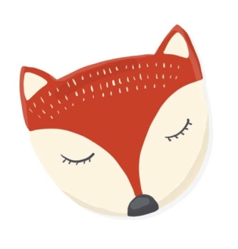 Petite Artisan -  Fox Trinket Dish Kids Air Dry Clay Kit- All in One Activity