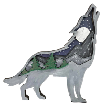 Wolf Silhouette Kit