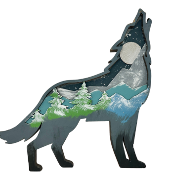 Wolf Silhouette Kit