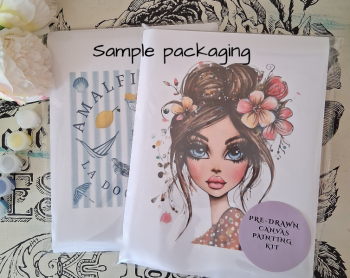 Dreamology ~ The Paper Garden - Halloween Cat DIY Painting Art Kit