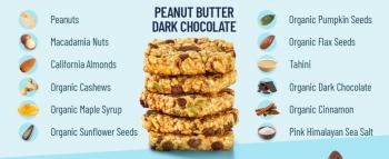 YES Bar® - Low Sugar Snack Bars - Peanut Butter Dark Chocolate - Premium Real Food Snack Bar