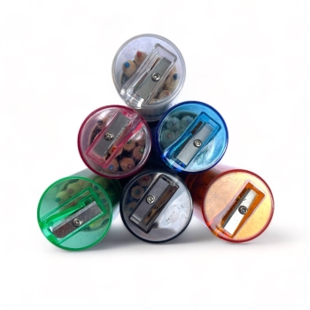 A Brighter Year - Mini Travel Compact Colored Pencils with Built In Sharpener