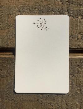 Foil Pressed Tiny Stars Card