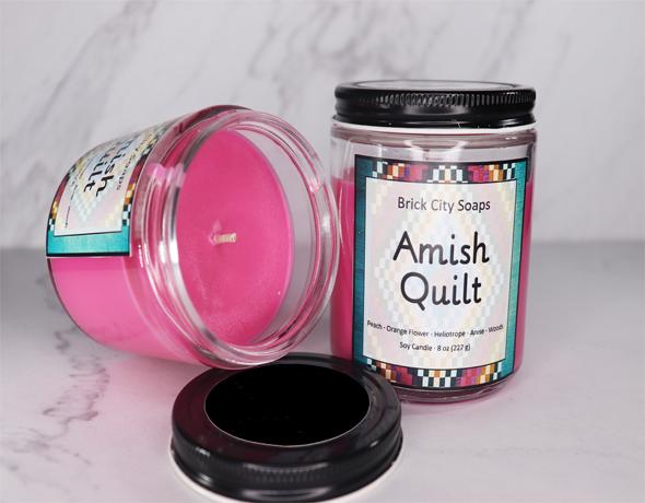 Amish Quilt Soy Wax Candle