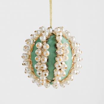 Pearl & Velvet Hanging Ornament