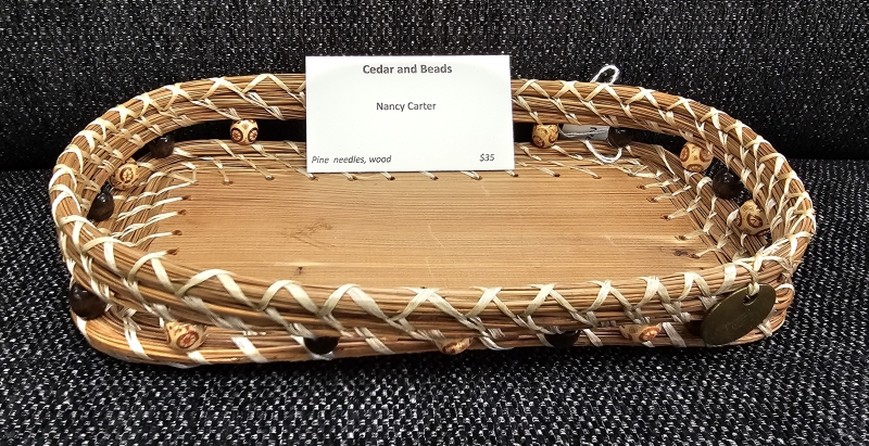 Cedar and Bead Basket