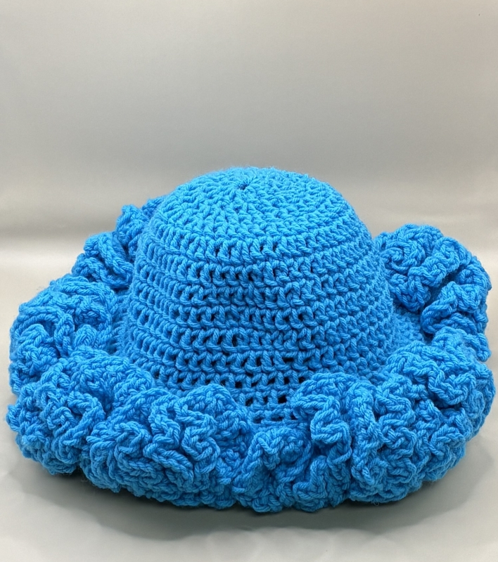 Crochet Ruffle Hats