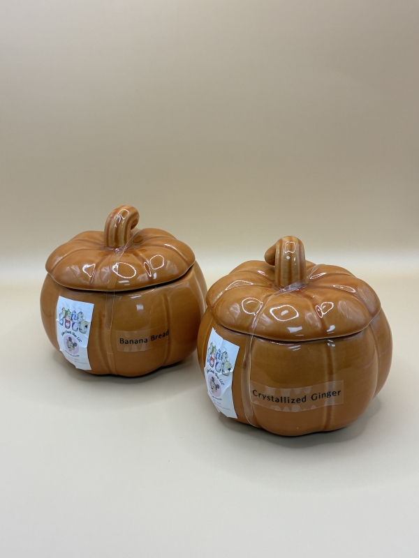 Pumpkin Glass Candles 