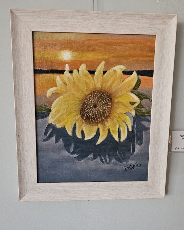 Lonely Sunflower - Doris Wilkes Lamb