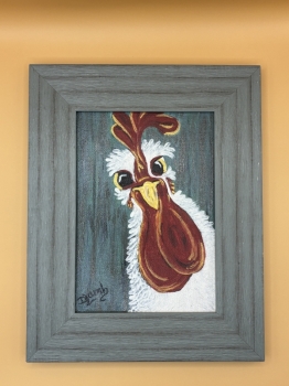 Rooster Oil Paintings