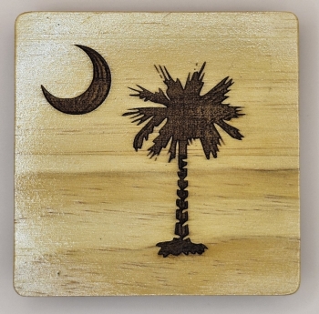 Wooden SC Coaster Set