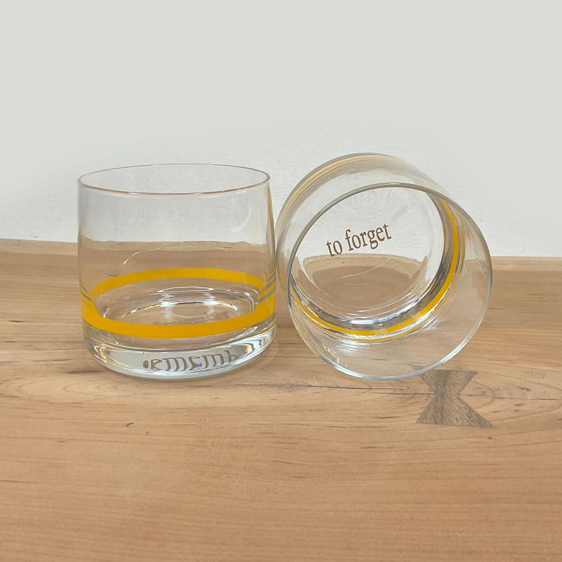 To Remember / To Forget Whiskey Glass Pair