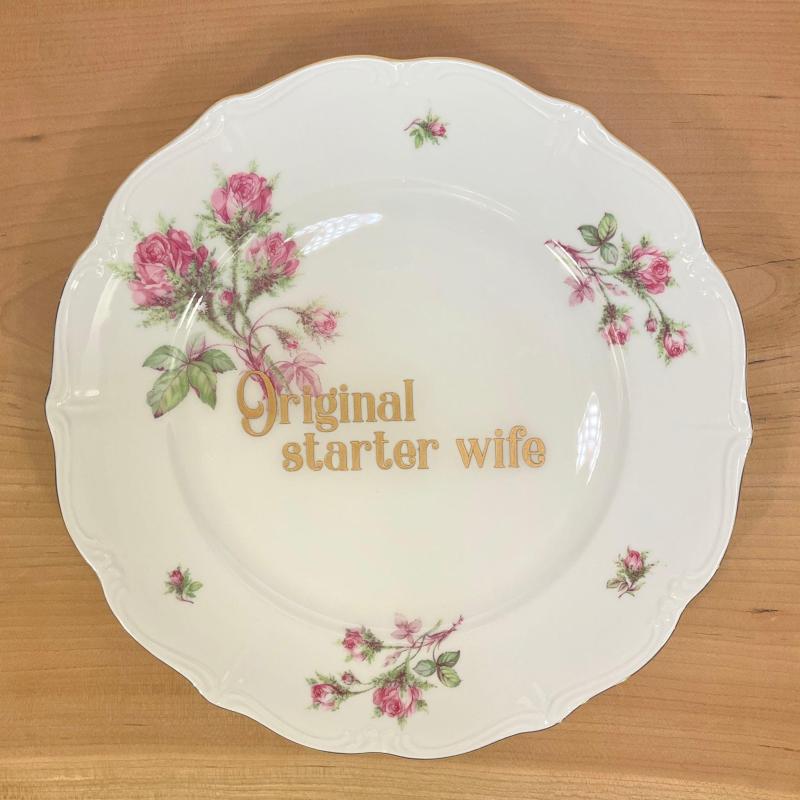 Original Starter Wife Dinner Plate