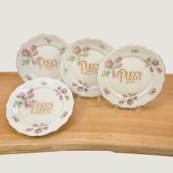 All the Pussy Dessert Plates