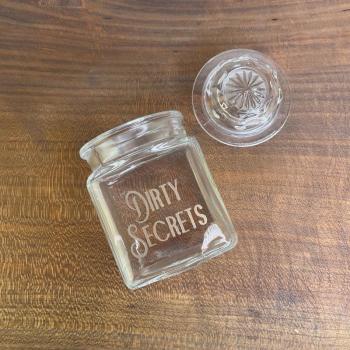 Dirty Secrets Apothecary Jar