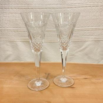 For Better or Worse Wedding Flutes