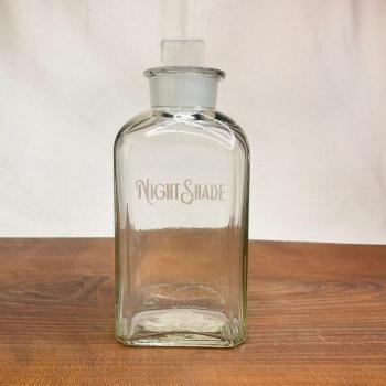 Night Shade Apothecary Bottle