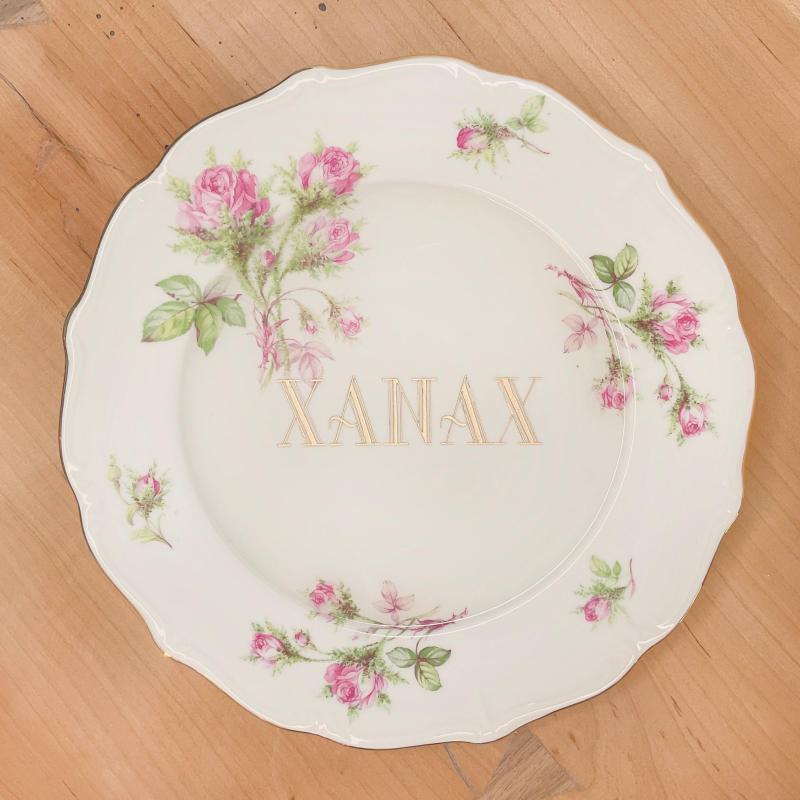 Xanax Dessert Plate