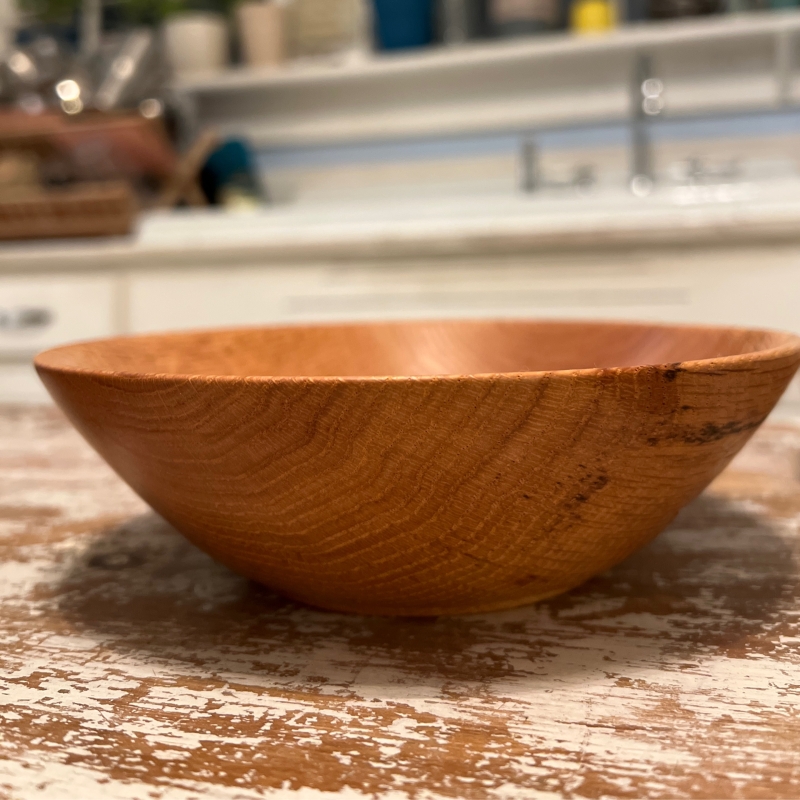 9. Oak bowl