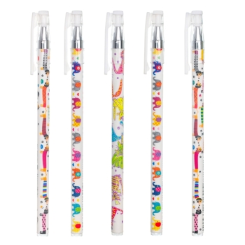 BV by Bruno Visconti - HappyWrite - 5 Pen Pack:Colorful Cats, Elephants, Dachshunds