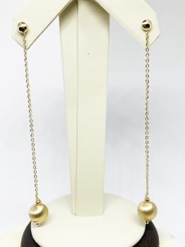 Gold Hanging Earrings-long