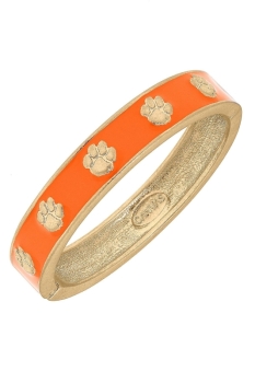 College Enamel Hinge Bangle