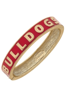 College Enamel Hinge Bangle