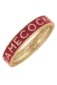 College Enamel Hinge Bangle