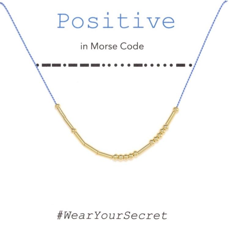 Wear Your Secret Morse Code Necklace - Sister