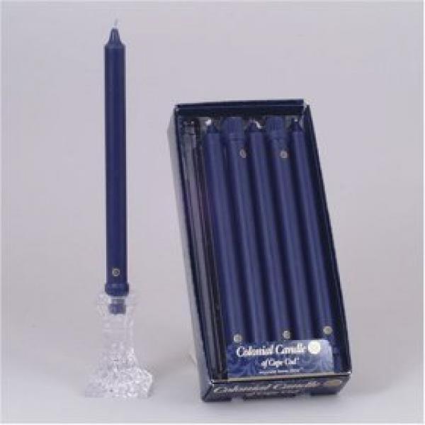 10 Inch Indigo Blue Classic Candles