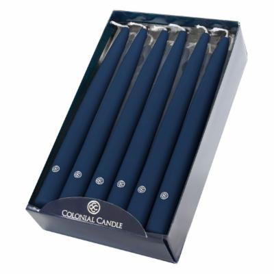 10 Inch Indigo Blue Handipt Candles