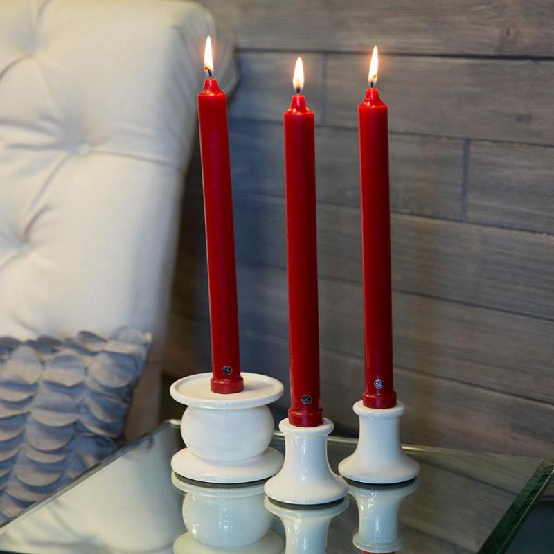 12 Inch Red Classic Candle