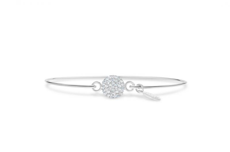 Stia Pavé Icon Bracelet Disk