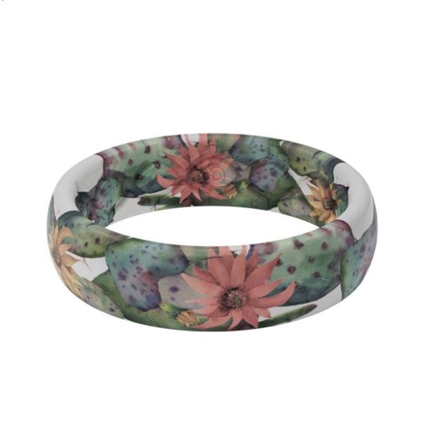 Groove Life Silicone Ring - Cactus Bloom