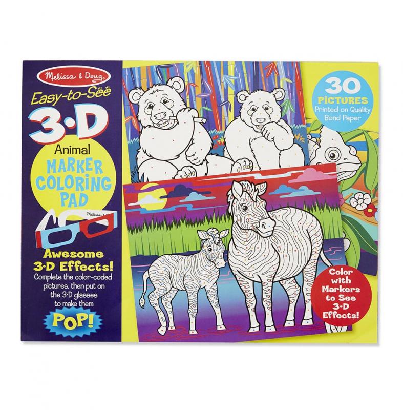 3D Coloring Book - Animals