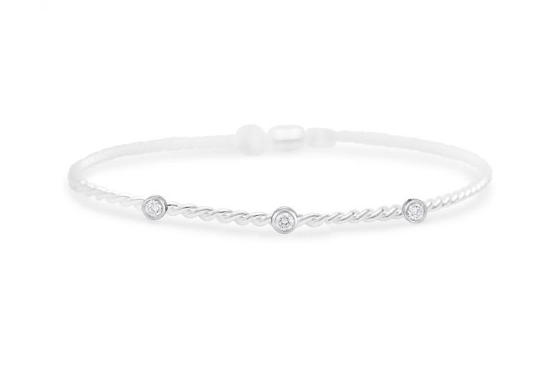 Stia 3 Stone CZ Bracelet