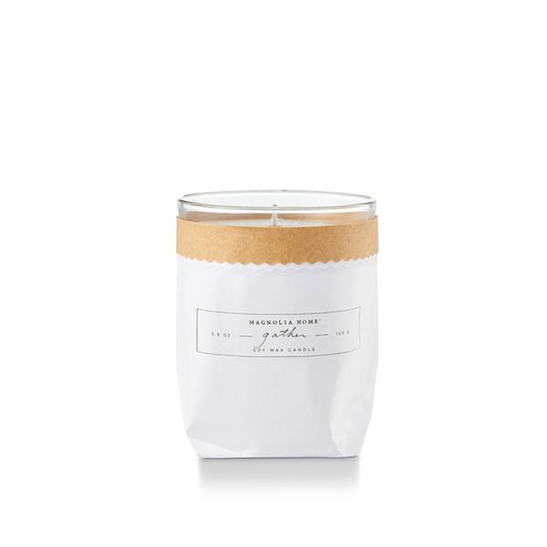 Magnolia Home Kraft Textured Candle - Gather