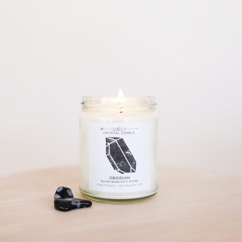 JaxKelly Candle - Obsidian
