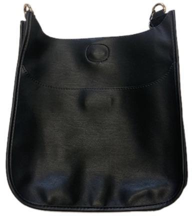 Faux Leather Messenger - Clasic