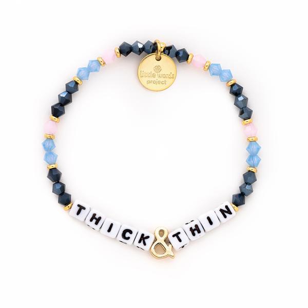 Little Words Project Bracelet - Thick&Thin